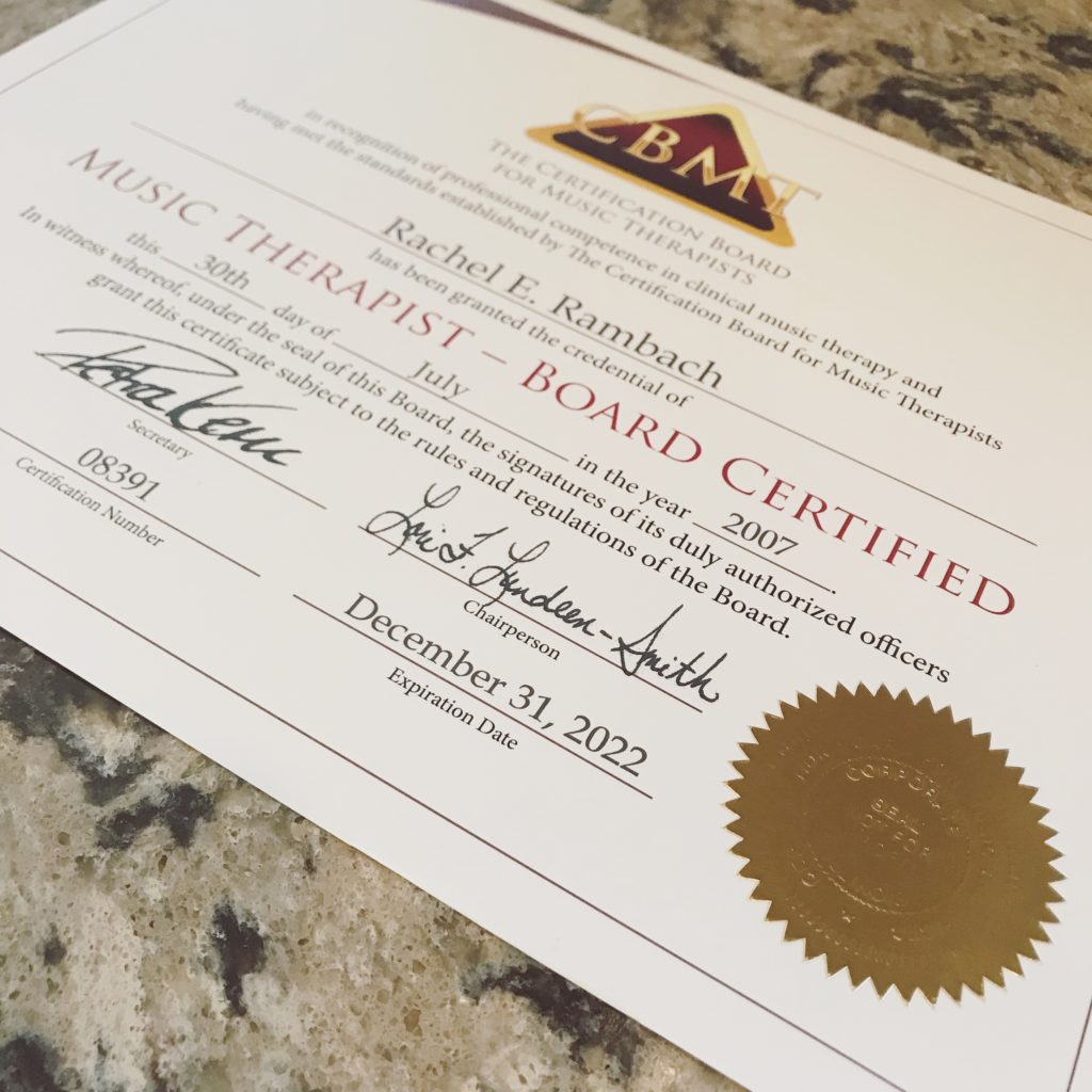 Board-Certified Music Therapist | Music Therapy Connections | Springfield, IL